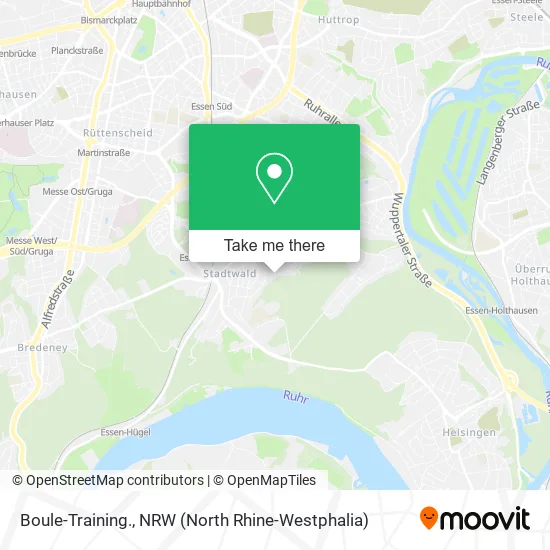 Карта Boule-Training.