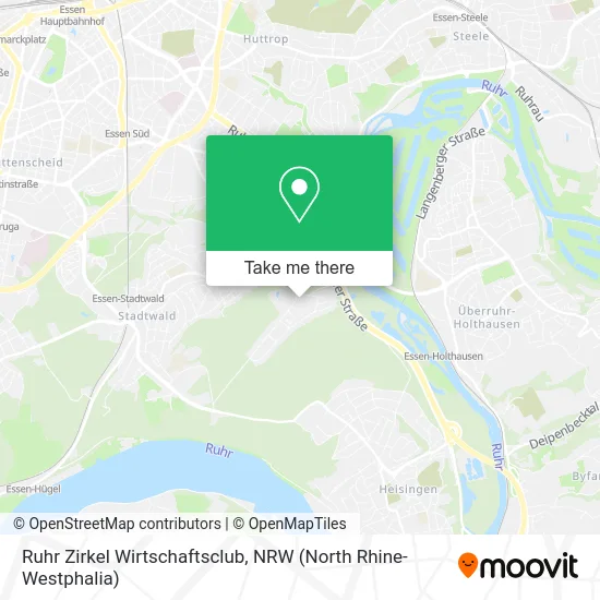 Ruhr Zirkel Wirtschaftsclub map