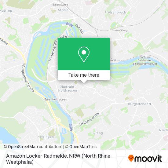 Карта Amazon Locker-Radmelde