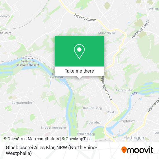 Glasbläserei Alles Klar map