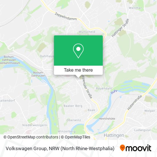 Volkswagen Group map