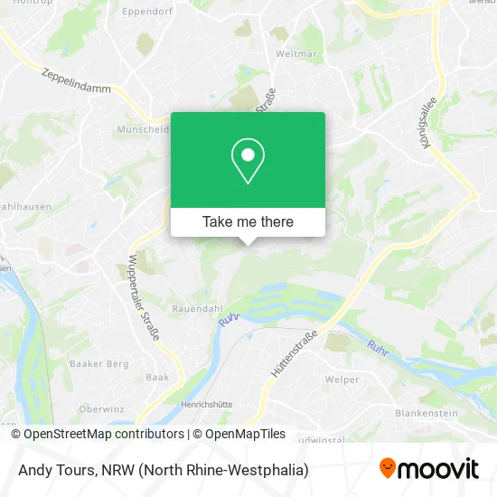 Карта Andy Tours