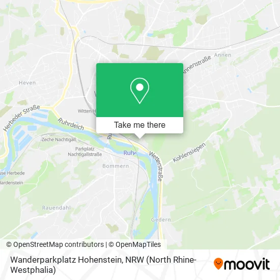 Карта Wanderparkplatz Hohenstein