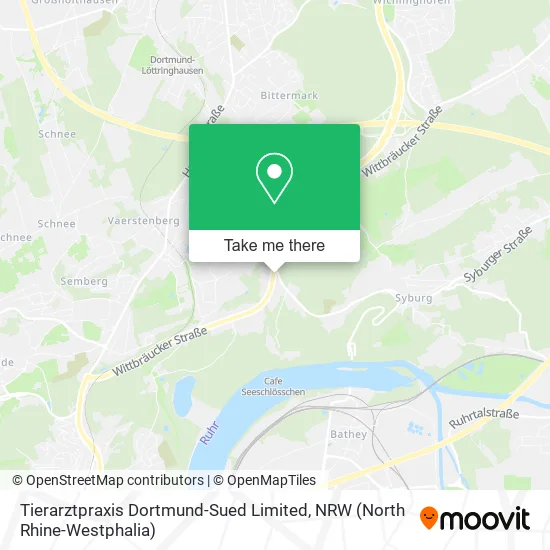 Карта Tierarztpraxis Dortmund-Sued Limited