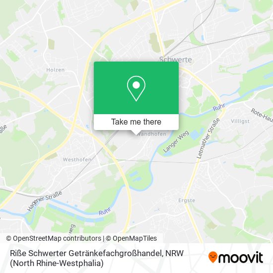 Riße Schwerter Getränkefachgroßhandel map