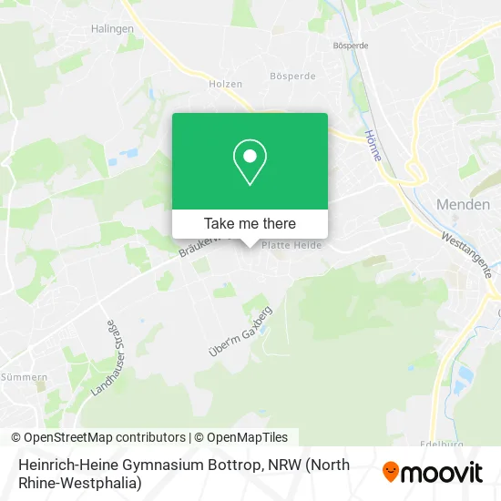 Карта Heinrich-Heine Gymnasium Bottrop