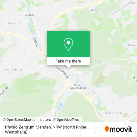 Карта Physio Zentrum Menden