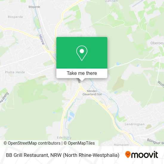 BB Grill Restaurant map