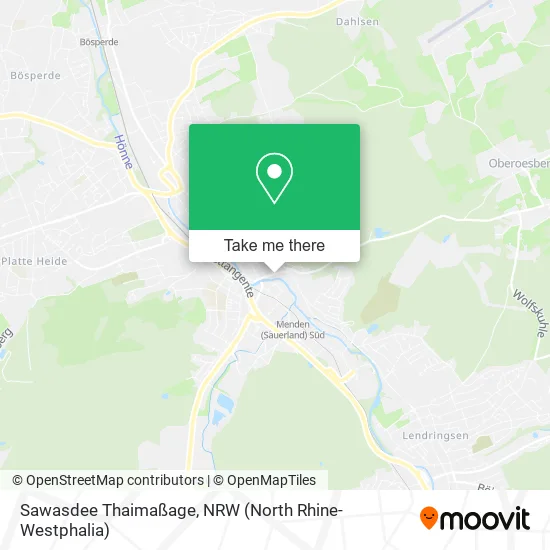 Карта Sawasdee Thaimaßage