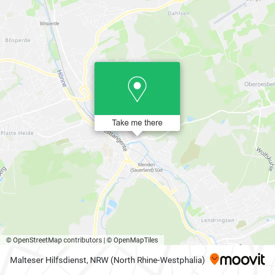 Malteser Hilfsdienst map