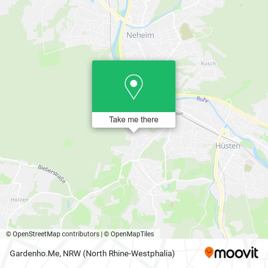 Gardenho.Me map