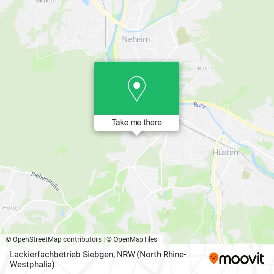 Карта Lackierfachbetrieb Siebgen