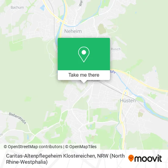 Caritas-Altenpflegeheim Klostereichen map