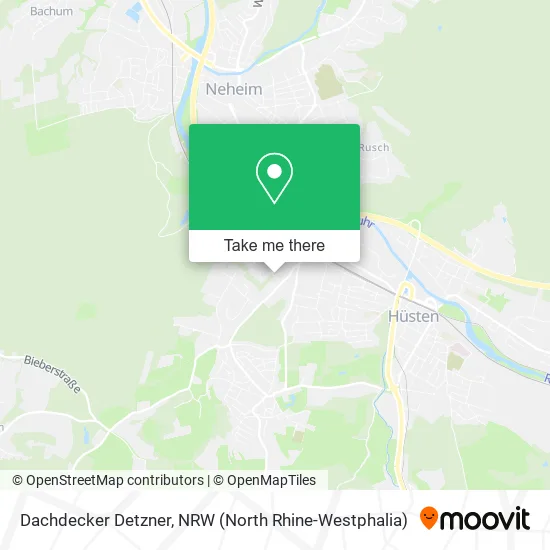 Карта Dachdecker Detzner
