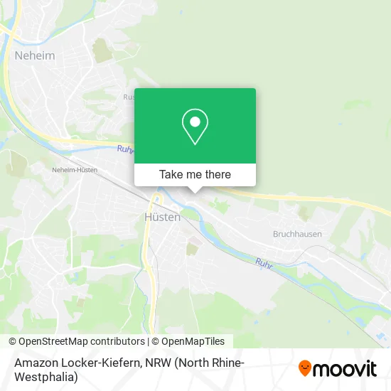 Карта Amazon Locker-Kiefern