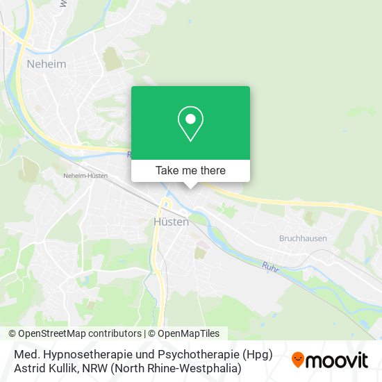 Med. Hypnosetherapie und Psychotherapie (Hpg) Astrid Kullik map