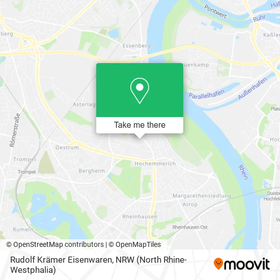 Rudolf Krämer Eisenwaren map