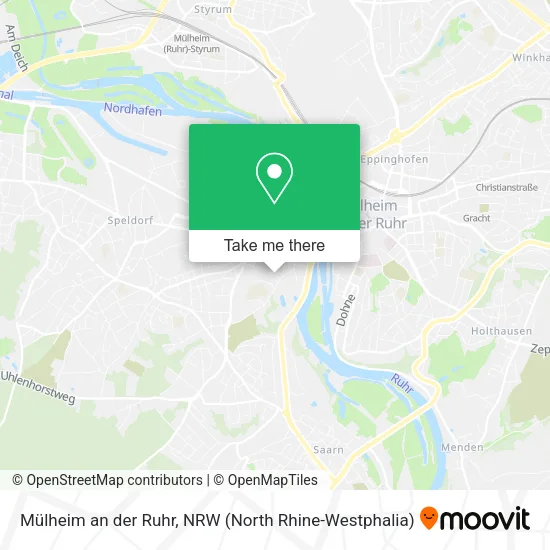 Карта Mülheim an der Ruhr