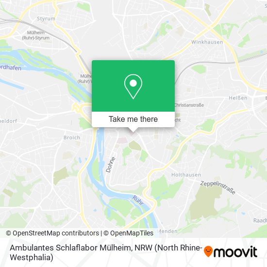 Ambulantes Schlaflabor Mülheim map