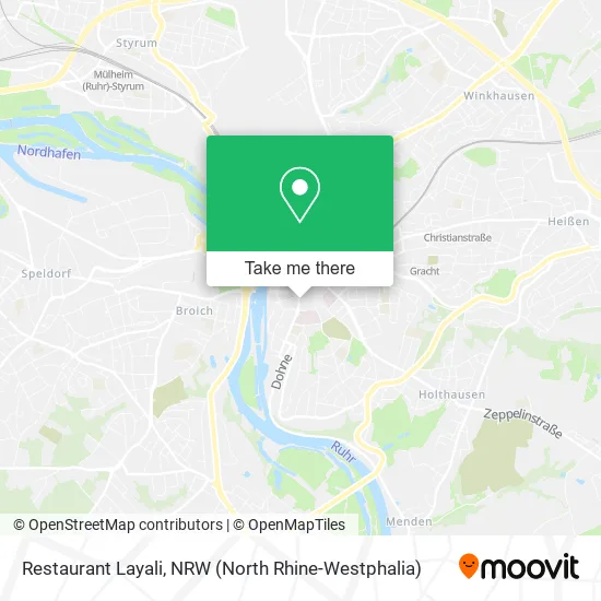 Restaurant Layali map