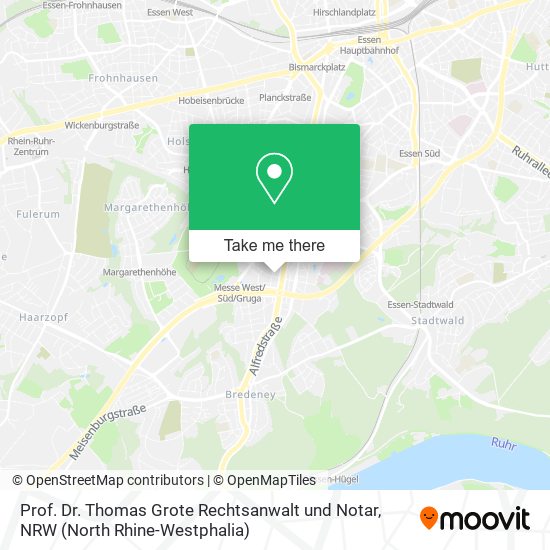 Prof. Dr. Thomas Grote Rechtsanwalt und Notar map