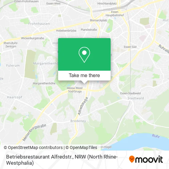 Betriebsrestaurant Alfredstr. map