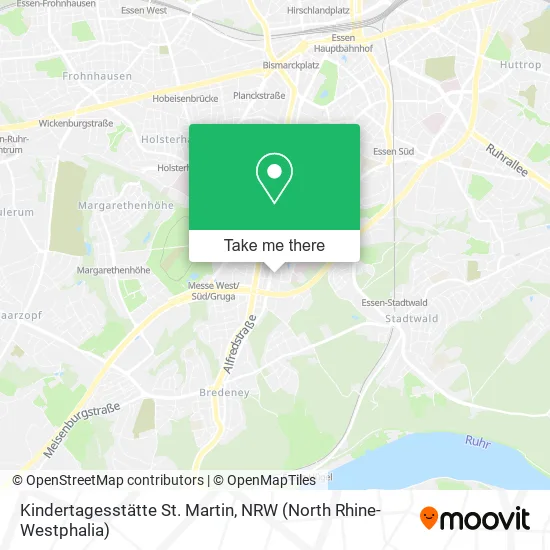 Карта Kindertagesstätte St. Martin