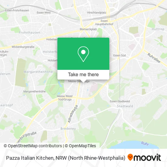 Карта Pazza Italian Kitchen