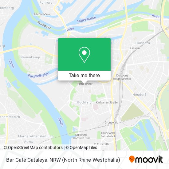 Bar Café Cataleya map