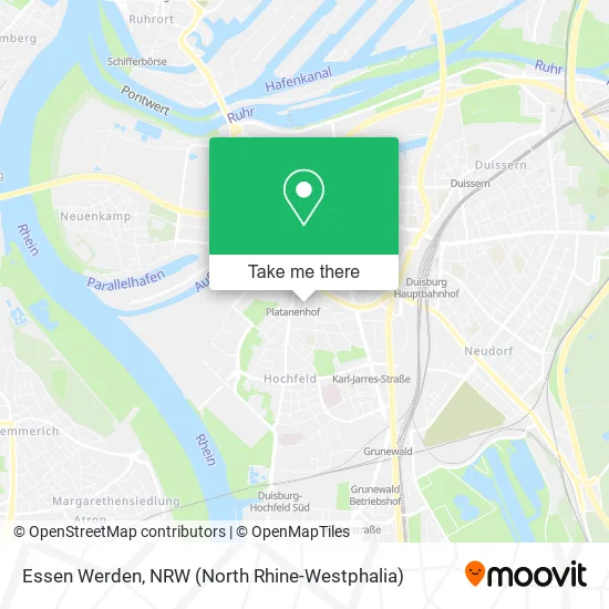 Карта Essen Werden