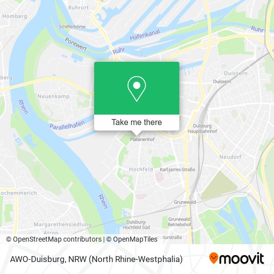 AWO-Duisburg map