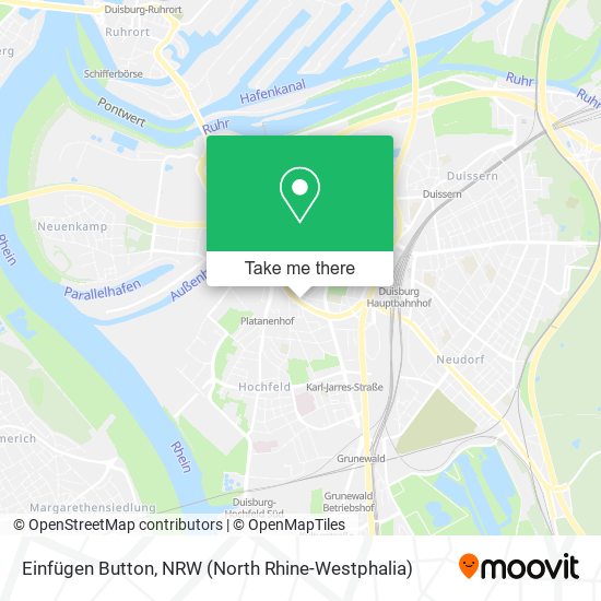 Карта Einfügen Button