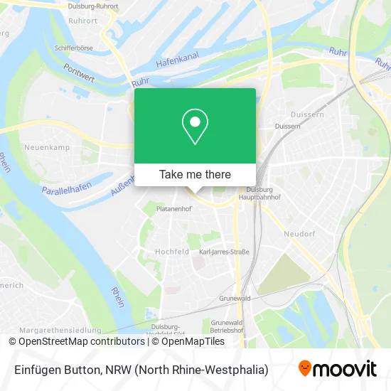 Карта Einfügen Button