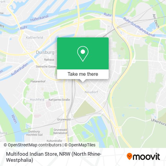 Multifood Indian Store map