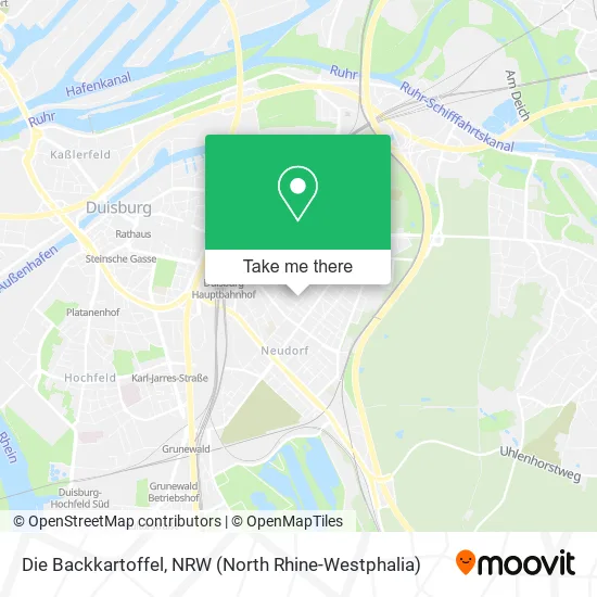 Карта Die Backkartoffel