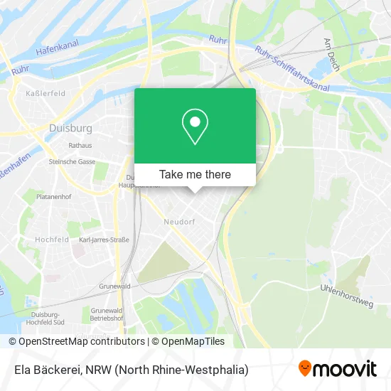 Ela Bäckerei map