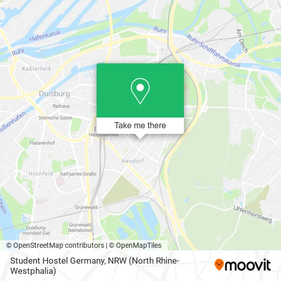 Карта Student Hostel Germany