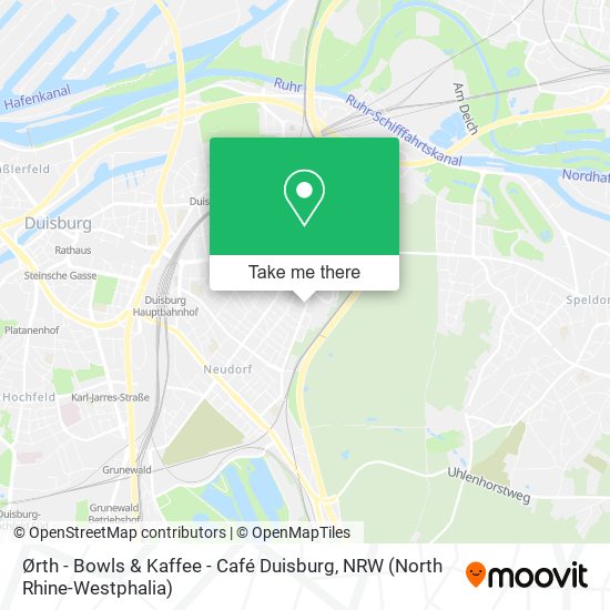 Ørth - Bowls & Kaffee - Café Duisburg map