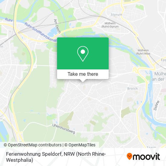 Ferienwohnung Speldorf map
