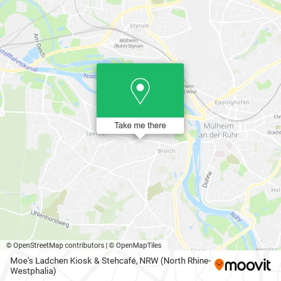 Карта Moe's Ladchen Kiosk & Stehcafé