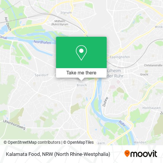 Kalamata Food map