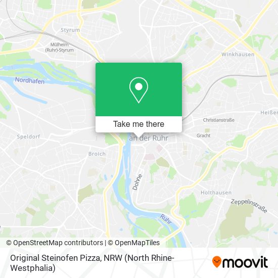 Original Steinofen Pizza map