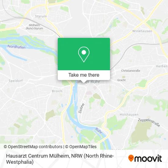 Hausarzt Centrum Mülheim map
