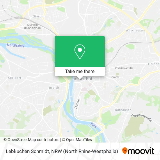 Lebkuchen Schmidt map