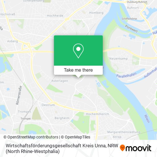 Wirtschaftsförderungsgesellschaft Kreis Unna map