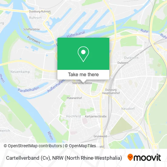 Карта Cartellverband (Cv)