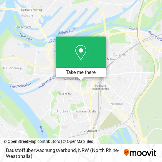 Карта Baustoffüberwachungsverband