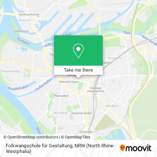 Карта Folkwangschule für Gestaltung