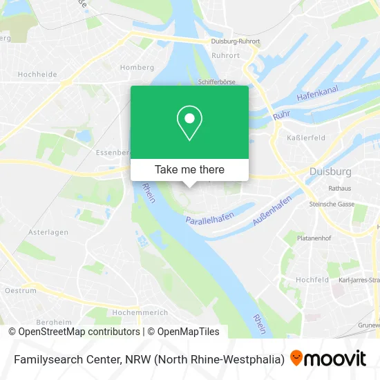 Familysearch Center map