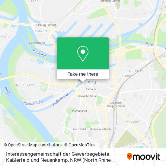 Interessengemeinschaft der Gewerbegebiete Kaßlerfeld und Neuenkamp map